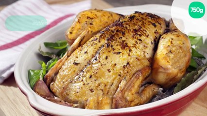 Poulet doré au four à la provençale