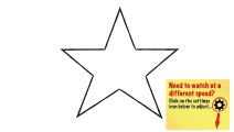 How to draw a Star -SUPER EASY- - Easy step-by-step drawing tutorial