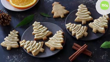Sablés sapin de Noël à l'orange (vegan et sans gluten)