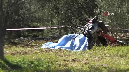 Çapa makinesinin altında kalan adam feci şekilde can verdi