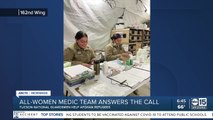 All-women medic team helps Afghan refugees