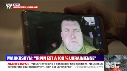 "Depuis hier, la ville d'Irpin est 100% ukrainienne", annonce le maire de la ville Oleksander Markushyn