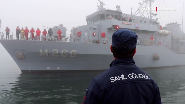 Mayın tarama gemisi TCG Amasra İğneada açıklarında faaliyetlerine devam edecek