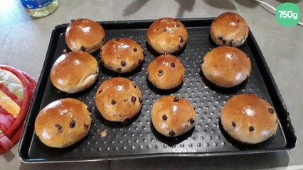 Petits pains au lait aux pépites de chocolat