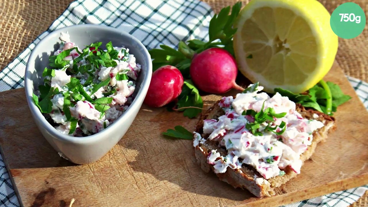 Tartinade de radis