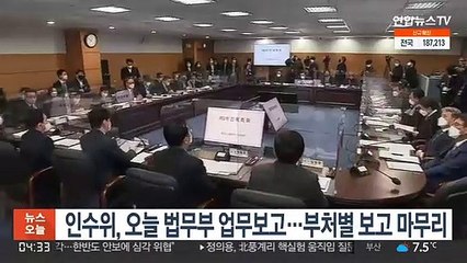 인수위, 법무부 업무보고…부처별 보고 마무리