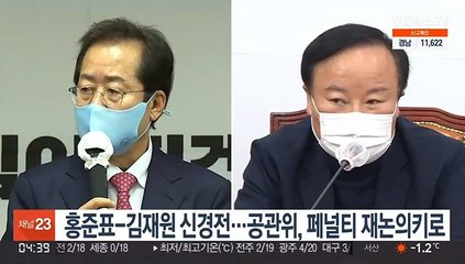 홍준표-김재원 신경전…공관위, 페널티 재논의키로
