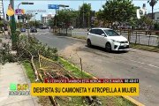 Av. Brasil: conductor despista su camioneta y atropella a mujer