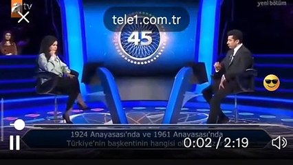 Kim Milyoner Olmak İster’de Türkiye’nin başkentini bilmeyen yarışmacı herkesi şok etti