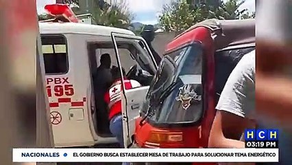 Un herido, deja colisión en moto y mototaxi en Nueva Arcadia