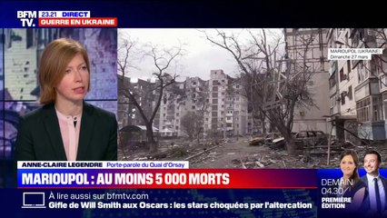 Évacuation des rescapés de Marioupol: "Emmanuel Macron s'entretiendra demain avec Vladimir Poutine", annonce le Quai d'Orsay