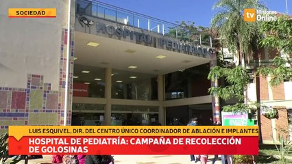 Hospital de pediatría campaña de recolección de golosinas