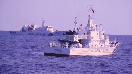 Philippines reports incident of close ‘manoeuvring’ by China coastguard ship near Scarborough Shoal