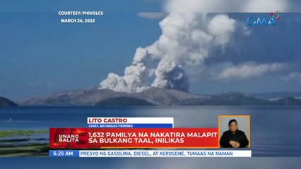 Panayam kay Lito Castro, chief, Batangas PDRRMO kaugnay sa pag-aalburoto ng Bulkang Taal | UB