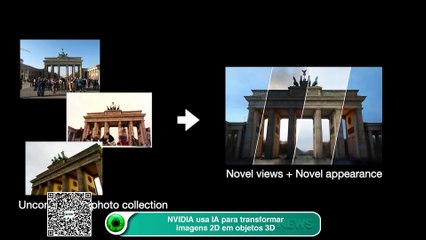 NVIDIA usa IA para transformar imagens 2D em objetos 3D