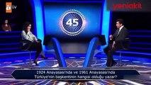 Kim Milyoner Olmak İster'de Türkiye'nin başkenti soruldu! Tıp öğrencisi cevapladı