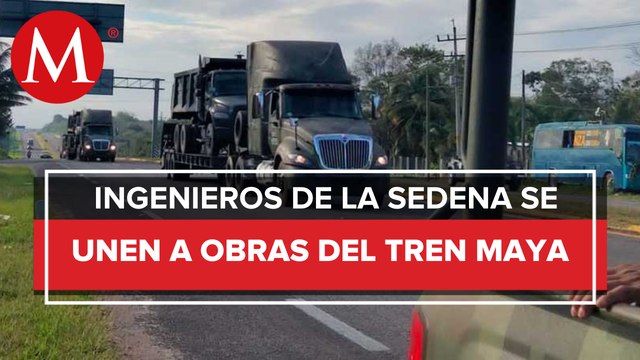 Ingenieros de la Sedena llegan a Quintana Roo para obras del Tren Maya