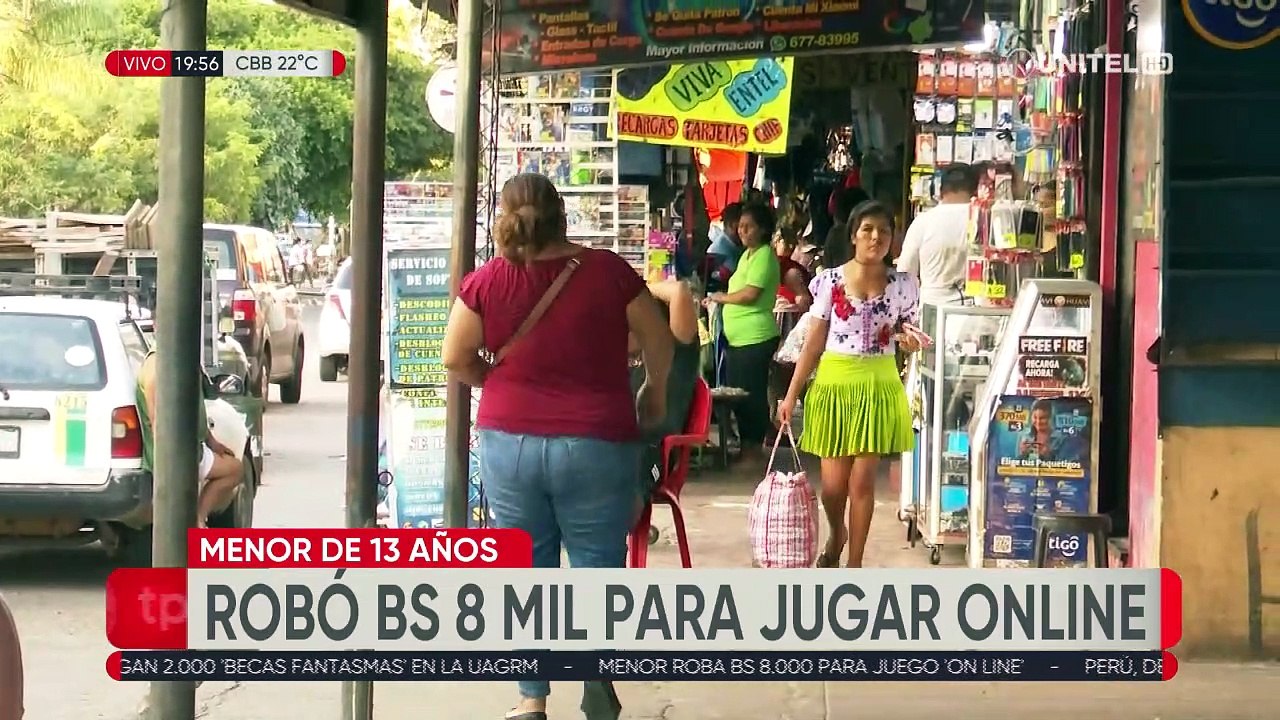 Menor robó Bs 8 mil que su abuelo tenía ahorrado y compró diamantes para jugar Free Fire