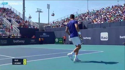 Alcaraz continues fine form by beating Cilic