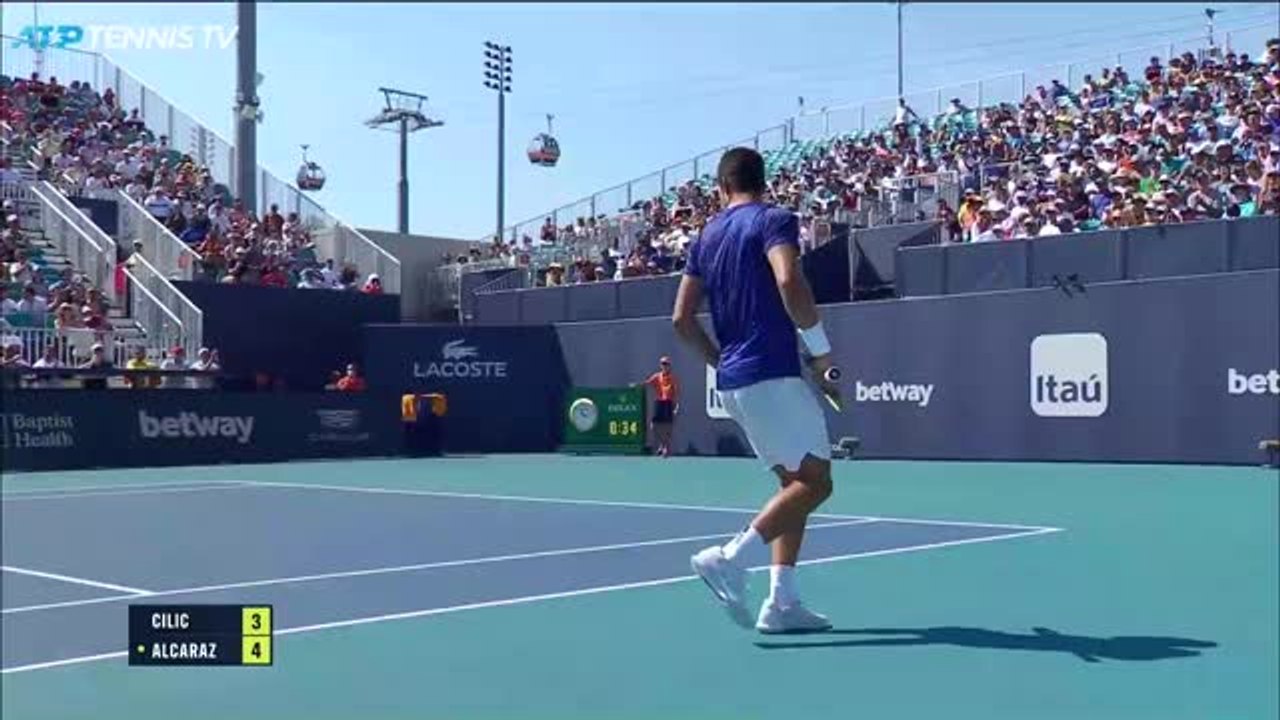 Alcaraz continues fine form by beating Cilic