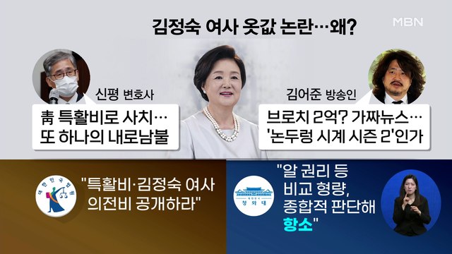 신문브리핑 3 공개 안 하니 더 커지는 김정숙 여사 옷값 논란 외 주요기사