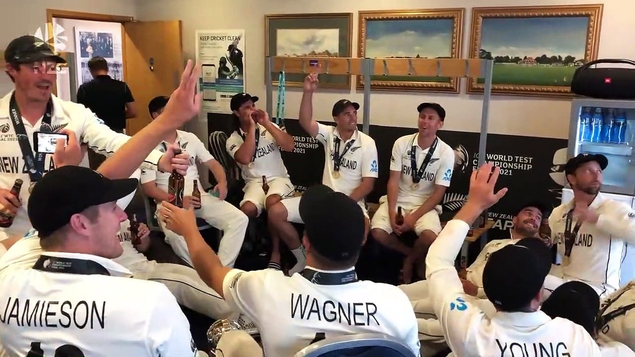 Inside the BLACKCAPS Changing Room after the ICC World Test Championship Final