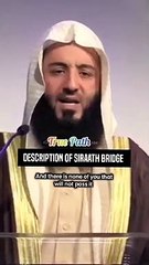 May u & i pass through it in a blinking of an eye_Pulsirath Bridge✅=A must for Jannah/Paradise