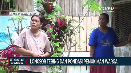 Tebing Pemukiman Warga Longsor, 15 Rumah Terancam Ambruk