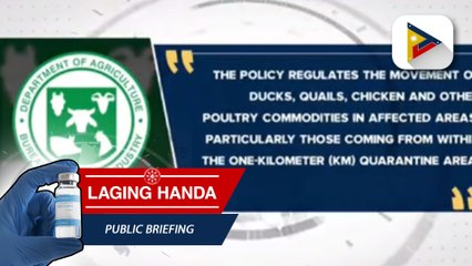 Department of Agriculture, nakaalerto vs. bird flu