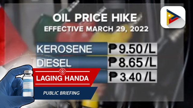 Nasa P3-P8 na taas-presyo sa mga produktong petrolyo, ipinatupad ngayong araw