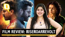 RRR Film Review: SS Rajamouli Mounts Yet Another Riveting Visual Spectacle | The Quint