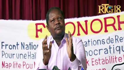 Dirijan FRONORHSD la Rosemond Jean denonse yon seri lidè politik li di kap alimante kidnapin lan.
