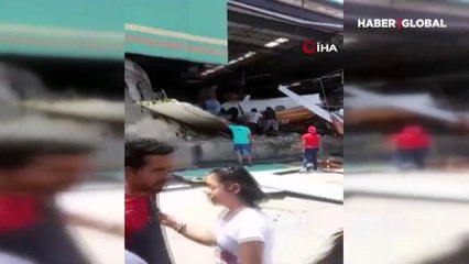 Meksika’da uçak, süpermarketin üzerine düştü: 3 ölü, 5 yaralı