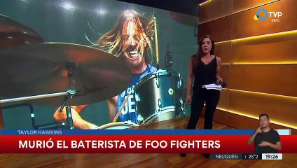 Murió el baterista de Foo Fighters Taylor Hawkins