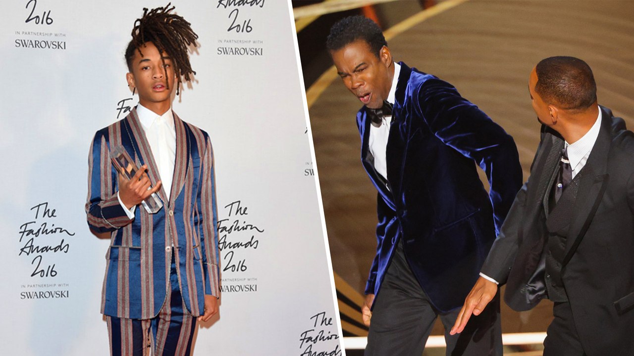 Will Smith Son Jaden Smith Reacts After Chris Rock Smack