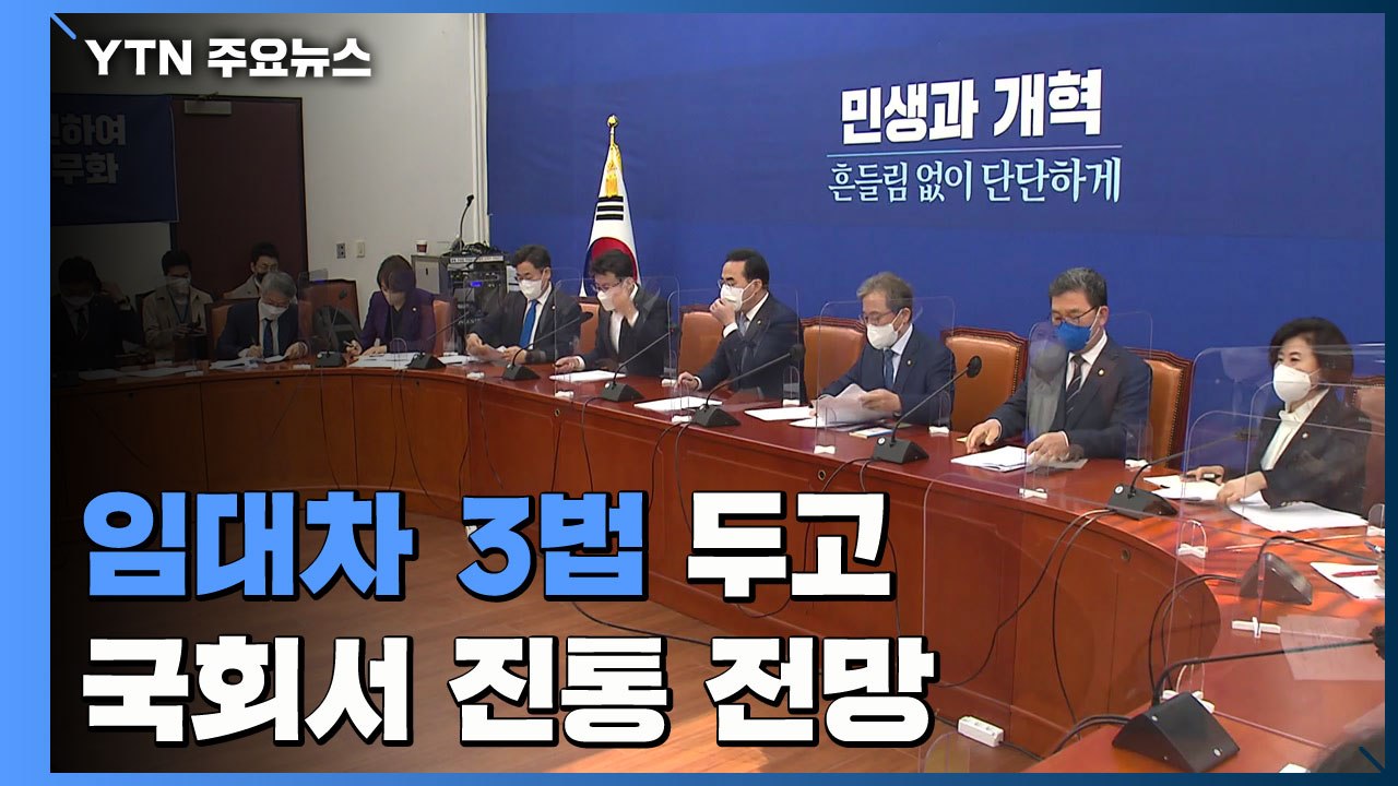 민주당 "임대차 3법, 폐지할 법 아냐"...국회서 진통 전망 / YTN