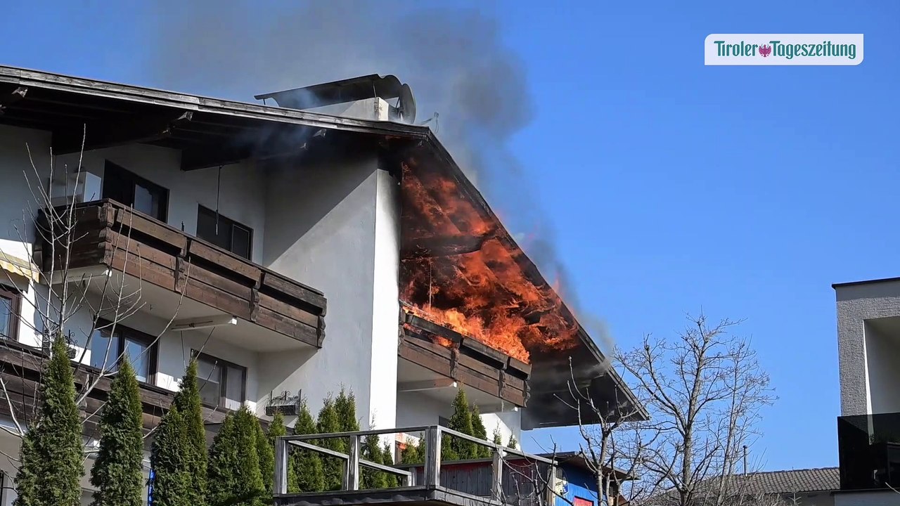 Feuer wütete in Einfamilienhaus in Zirl