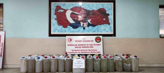 Gürbulak Gümrük Kapısında 622 kilo metamfetamin ele geçirildi