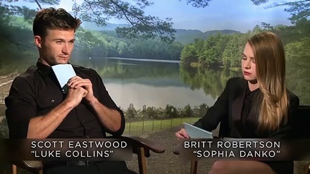 Chemins Croisés - Interview Scott Eastwood & Britt Robertson (3) VO