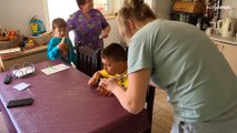Una nueva vida en Rumania para una familia ucraniana