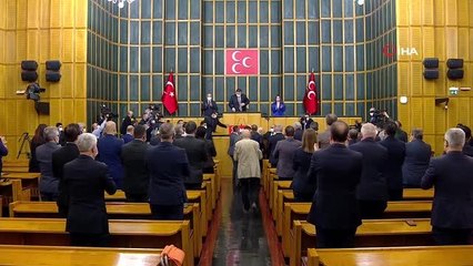 MHP Genel Başkanı Bahçeli: "Bugünkü dünya tablosunda sayıları 85 milyona ulaşan mülteci durumuna düşmüş, yurtlarından ve yuvalarından kopmuşlardır.