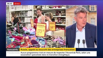 Départ des entreprises françaises de Russie : "Je ne voudrais pas que ça radicalise les Russes et que ça les soude autour de Poutine", avertit Fabien Roussel