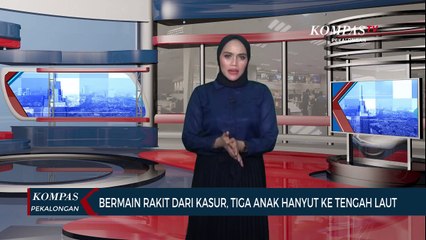 Bermain Rakit Dari Kasur, Tiga Orang Anak Terbawa ke Tengah Laut