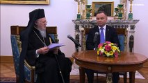 Le patriarche orthodoxe de Constantinople en visite en Pologne