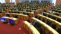 Intervención de Manu Pineda (IU) sobre Ucrania en la comparecencia de Josep Borrell ante el Parlamento Europeo.