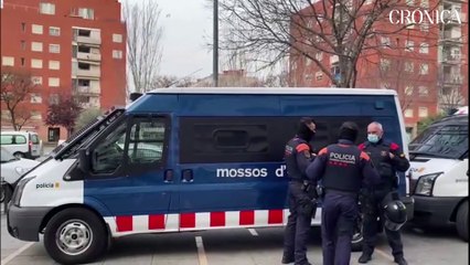 Operación policial contra el tráfico de marihuana en la Mina