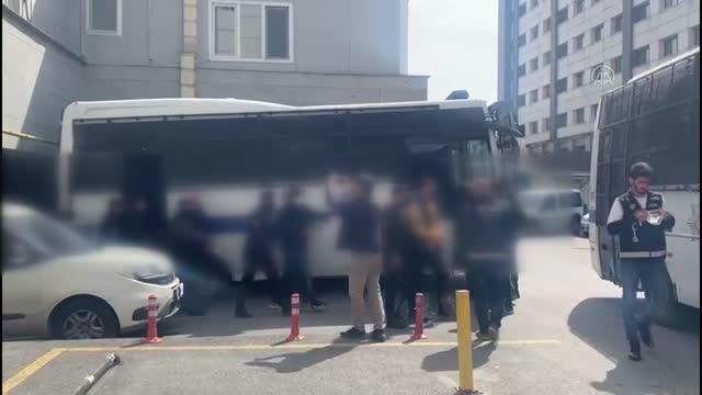 Adnan Oktar davasında yakalama kararı üzerine gözaltına alınan 32 sanık adliyeye gönderildi