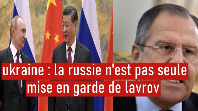 Sergueï Lavrov: Ukraine : la Russie ne sera pas isolée