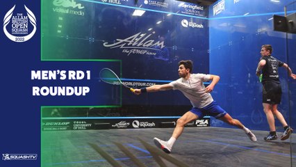 Скачать видео: Allam British Open Squash 2022 - Men's Rd 1 Roundup