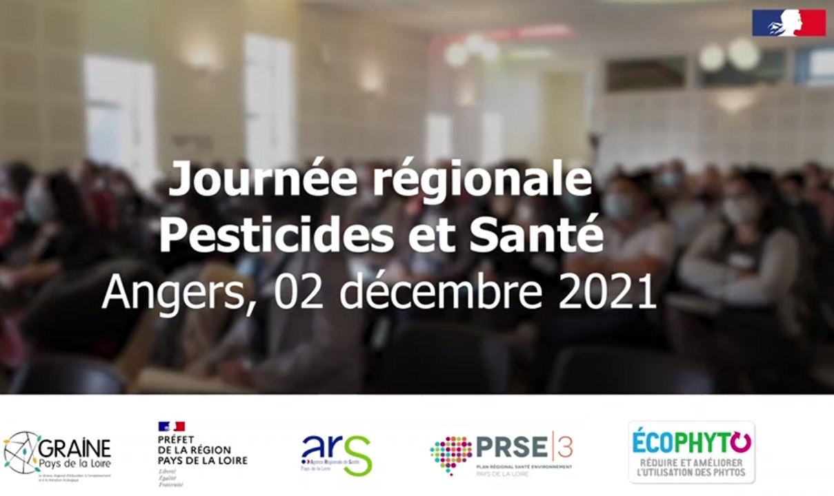 Journée régionale Pesticides et Santé du 02 décembre 2021. Intervention de Xavier COUMOUL de l'INSERM (PRSE Pays de la Loire)